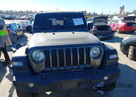 2020 Jeep Wrangler Unlimited Sport S 4X4 из США, поврежденный, VIN 1C4HJXDG6LW298913